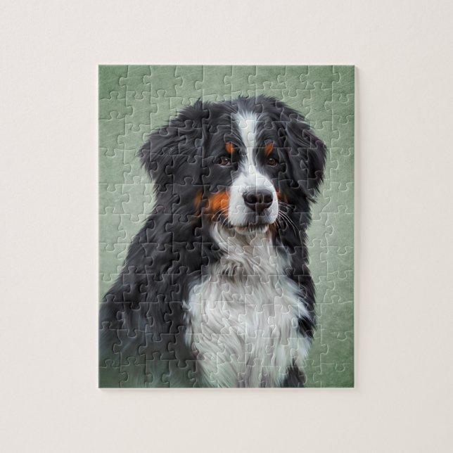 Puzzle Chien de montagne de Bernese (Vertical)