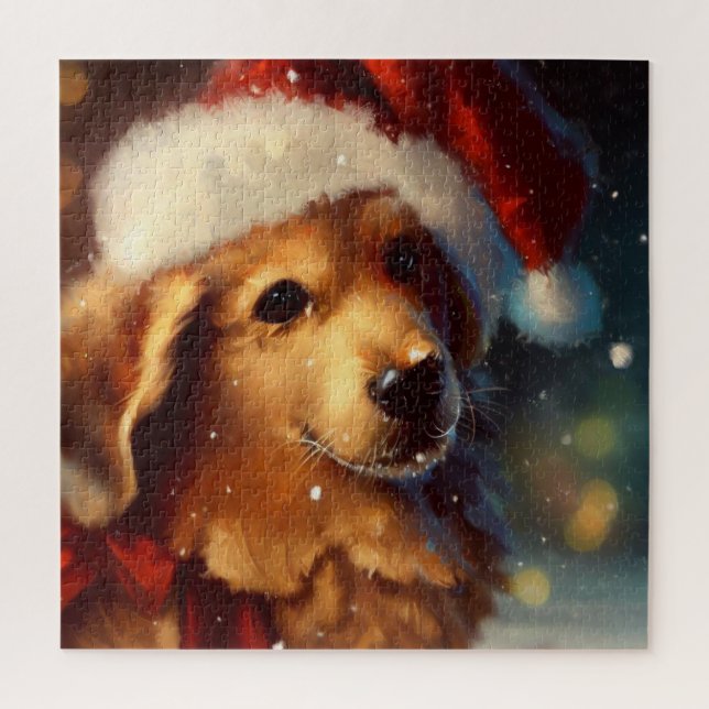 Puzzle Chien de Noël (4) (Vertical)