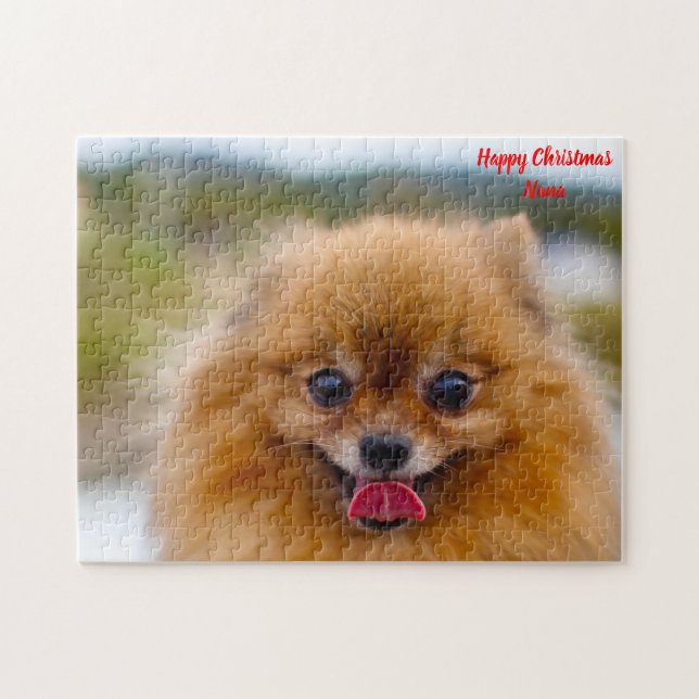 Puzzle Chien de Poméranie. (Horizontal)
