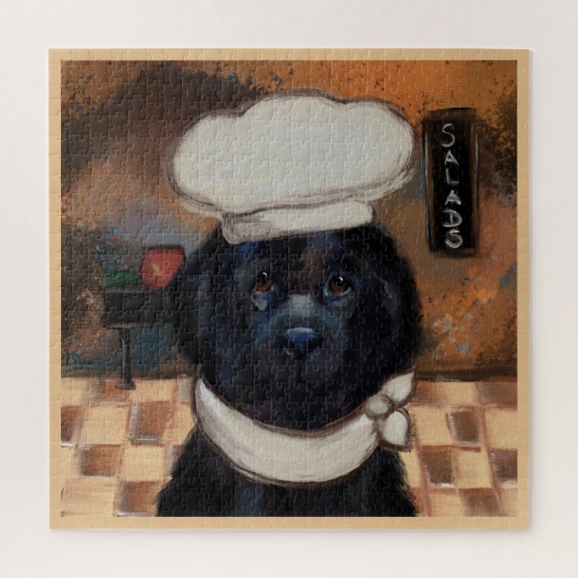 Puzzle Chien de Terre-Neuve (Vertical)