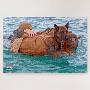 Puzzle CHIEN DE TRAVAIL MILITAIRE AMÉRICAIN (20x30 pouces