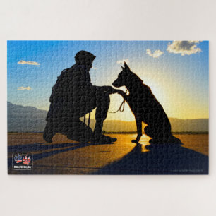Puzzle CHIEN DE TRAVAIL MILITAIRE AMÉRICAIN (20x30 pouces