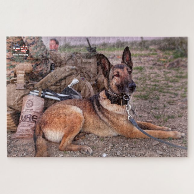 Puzzle CHIEN DE TRAVAIL MILITAIRE AMÉRICAIN (20x30 pouces (Horizontal)