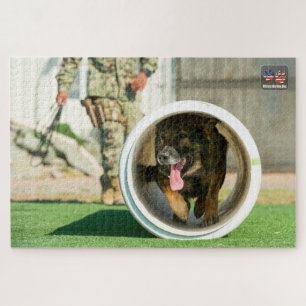 Puzzle CHIEN DE TRAVAIL MILITAIRE AMÉRICAIN (20x30 pouces