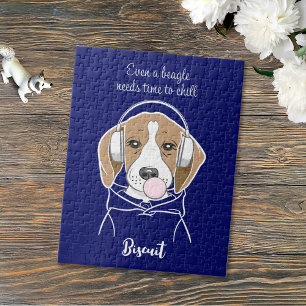 Puzzle Chien drôle de Beagle détente personnalisé