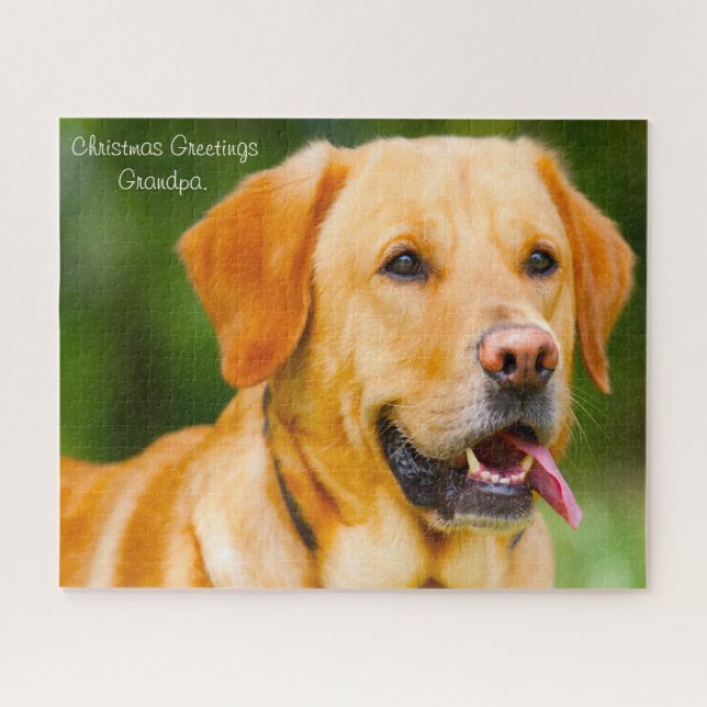 Puzzle Chien du Labrador. (Horizontal)