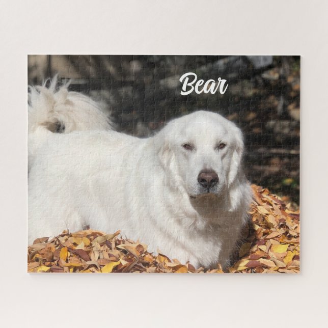 Puzzle Chien Gardien des Pyrénées Blanches (Horizontal)