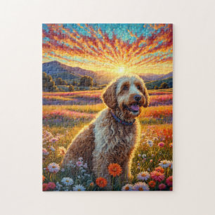 Puzzle chien Golden Doodle