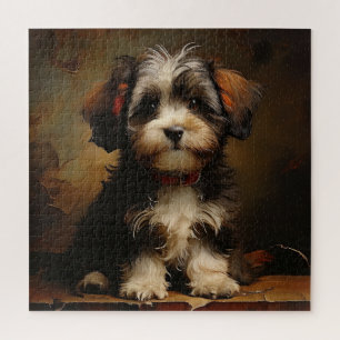 Puzzle Chien Havanais Chien Chien Chien Carré Portrait