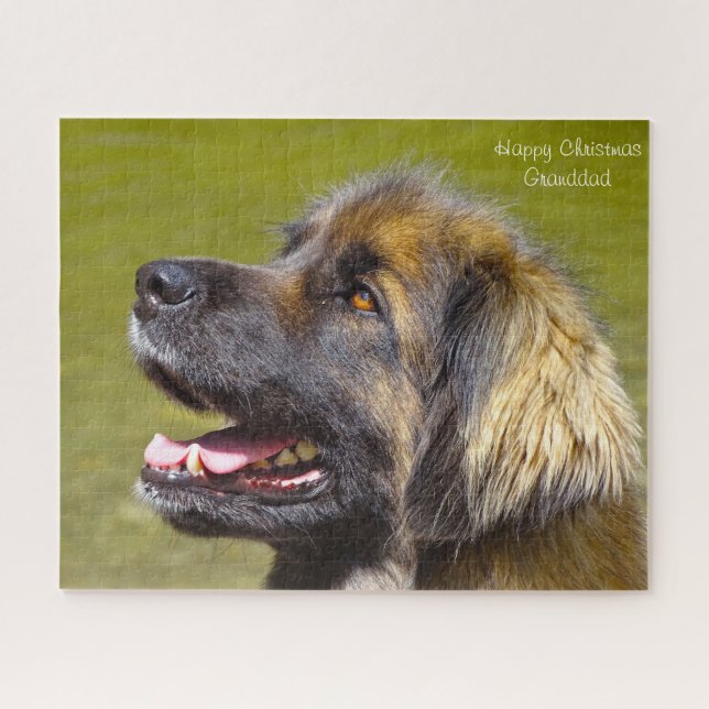 Puzzle Chien Leonberger. (Horizontal)