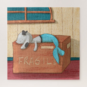 Puzzle Chien mignon sirène