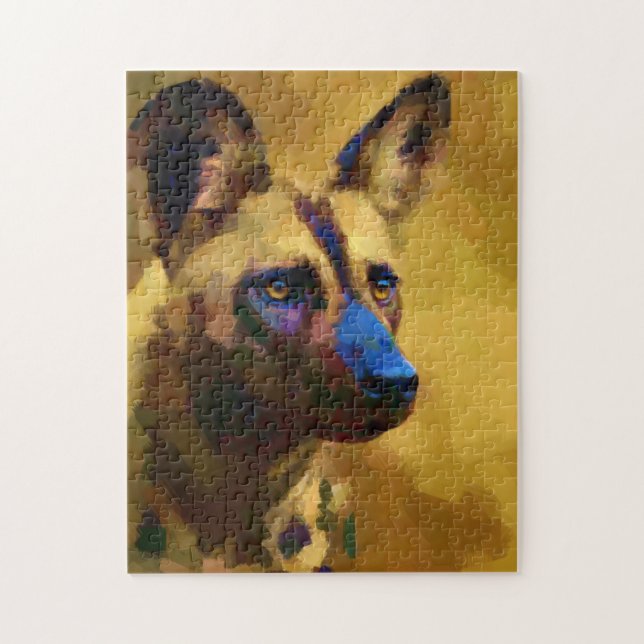 Puzzle Chien sauvage africain (Vertical)
