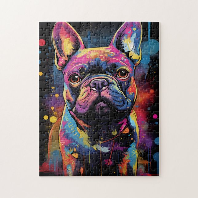 Puzzle Chien-taureau français (Vertical)