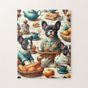 Puzzle Chien-taureau vintage