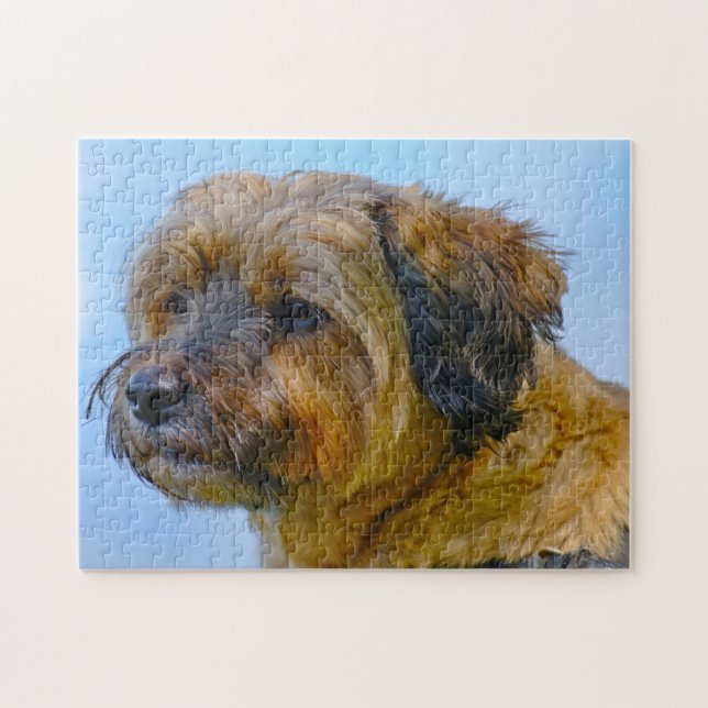 Puzzle Chien Tibétain Terrier Jigsaws. (Horizontal)