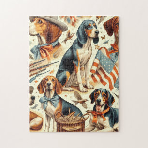 Puzzle Chien vintage sans soudure