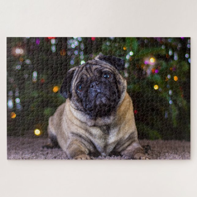 Puzzle Chiens Carlin. (Horizontal)