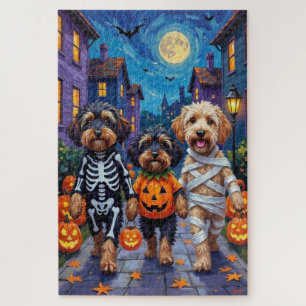 Puzzle Chiens Havanais Costumes d'Halloween en Trick ou e