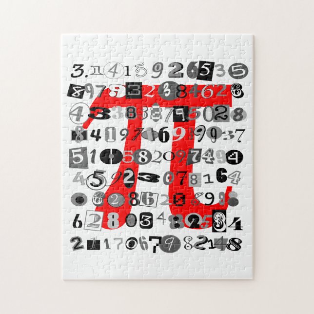 Puzzle Chiffres amusants et fantaisistes de l'oreiller à  (Vertical)