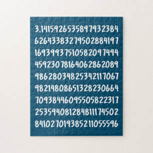 Puzzle Chiffres de Pi 3.14 Numéros mathématiques Concepti