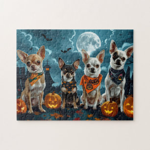 Puzzle Chihuahua Halloween Éffrayant