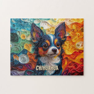 Puzzle Chihuahua Quart Portrait de Chien