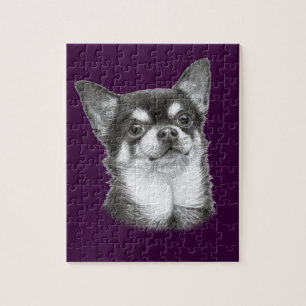 Puzzle Chihuahua tiré à la main