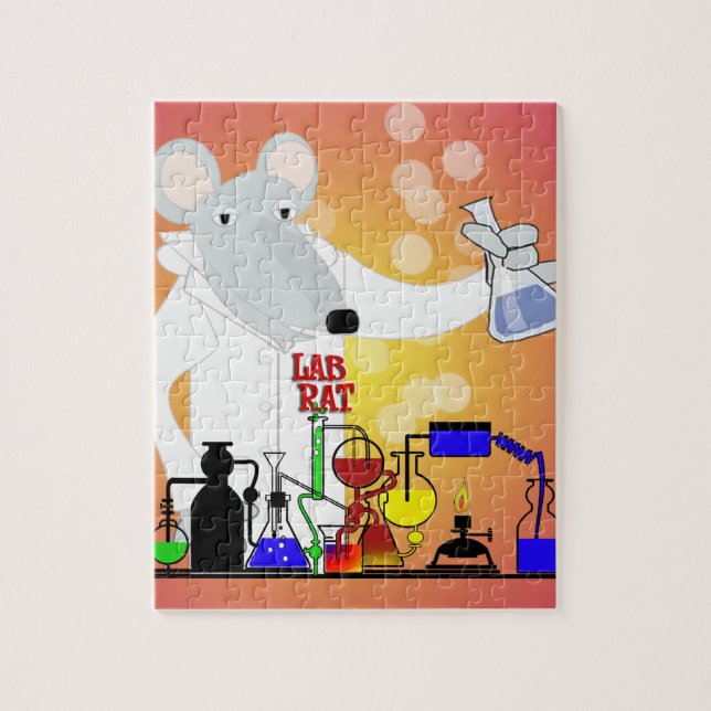 PUZZLE CHIMIE DE RAT DE LABORATOIRE (Vertical)