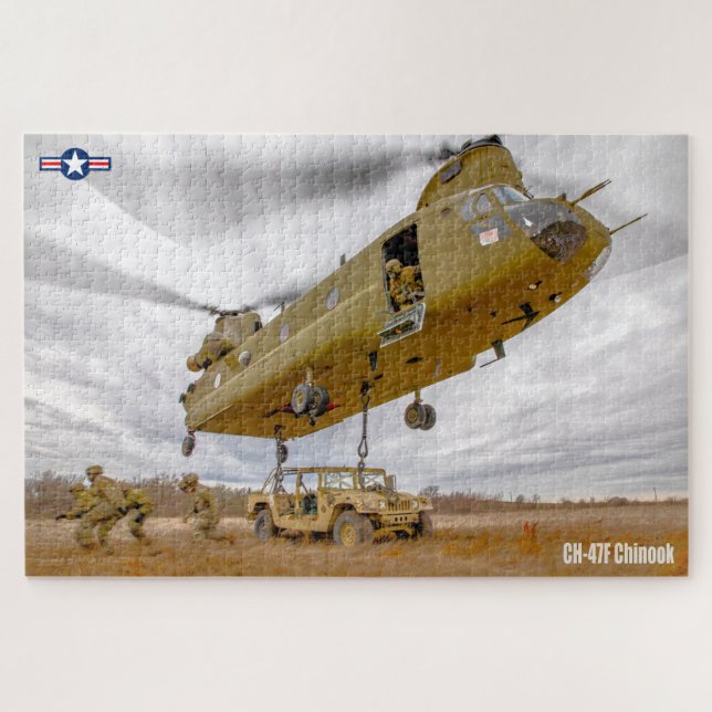Puzzle CHINOOK CH-47F (20 x 30 POUCES) (Horizontal)