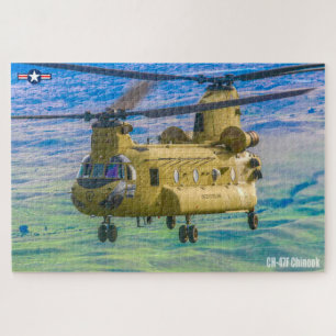 Puzzle CHINOOK CH-47F (20 x 30 POUCES)