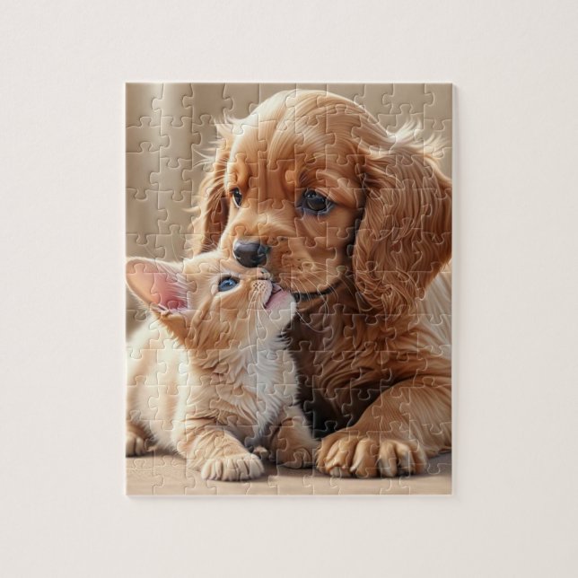Puzzle Chiot et Kitten (Vertical)