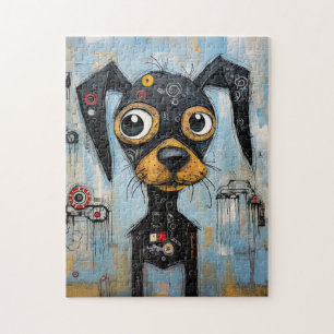 Puzzle Chiot Mignon Chien Drôle Mixte Média Animal De Com