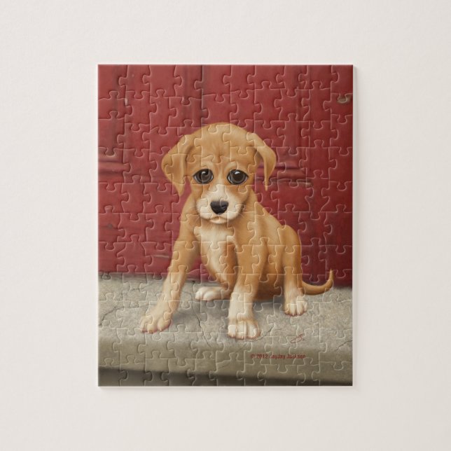 Puzzle Chiot triste (Vertical)