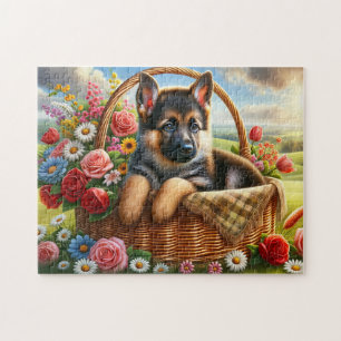 Puzzle Chiote de Berger Allemand