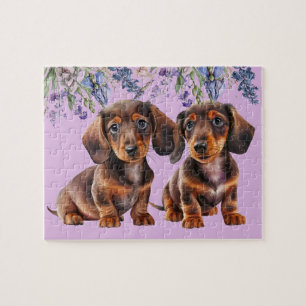 Puzzle Chiots de Dachshund