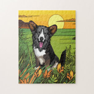 Puzzle Chiots Welsh Corgi