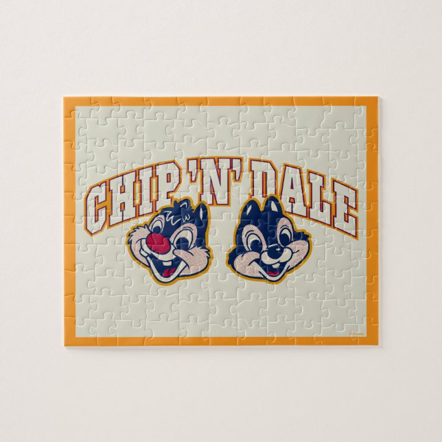Puzzle Chip 'n' Dale Classic Grin (Horizontal)