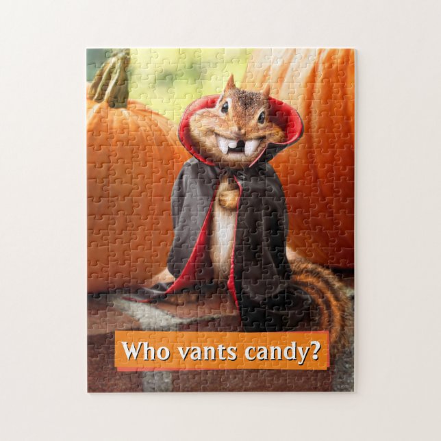 Puzzle Chipmunk Vampire (Vertical)
