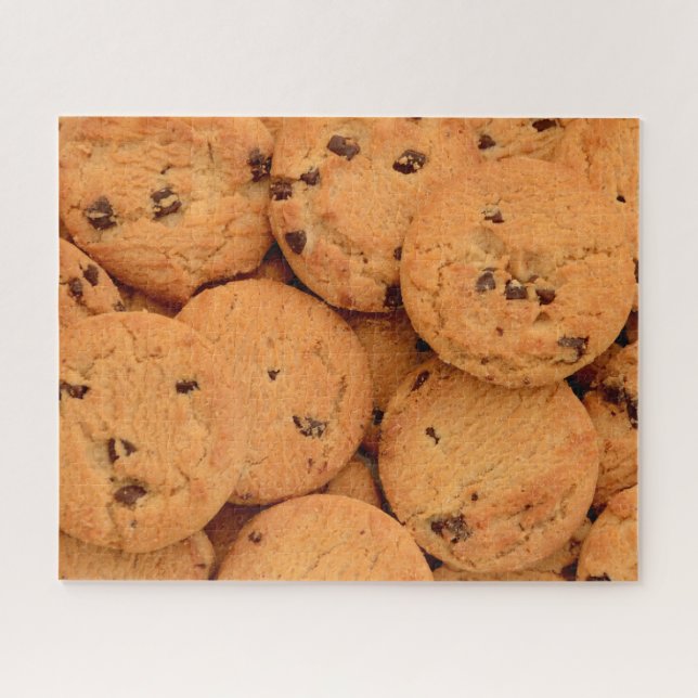 Puzzle Chocolat Chip Cookie Biscuits Alimentation diffici (Horizontal)