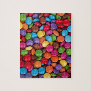 Puzzle Chocolate candy rainbow color