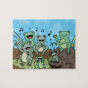Puzzle Choeur de grenouille
