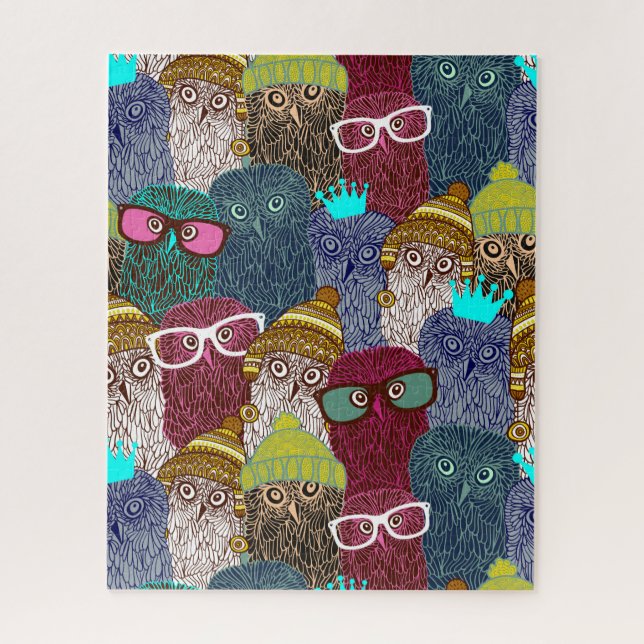 Puzzle Chouette dans la couronne (Vertical)