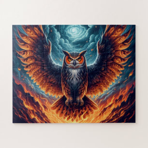 Puzzle Chouette flamboyante Phoenix Ascension