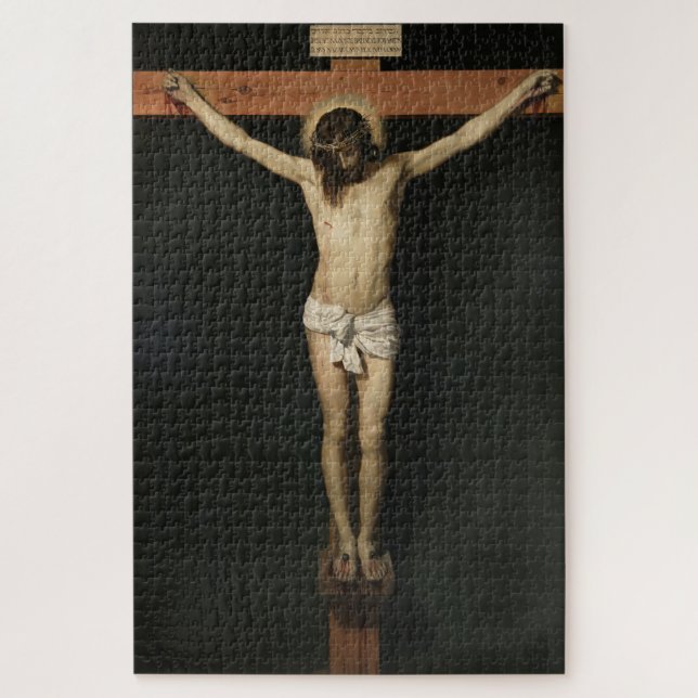 Puzzle Christ crucifié sur la Croix (foi) (Vélasquez) (Vertical)