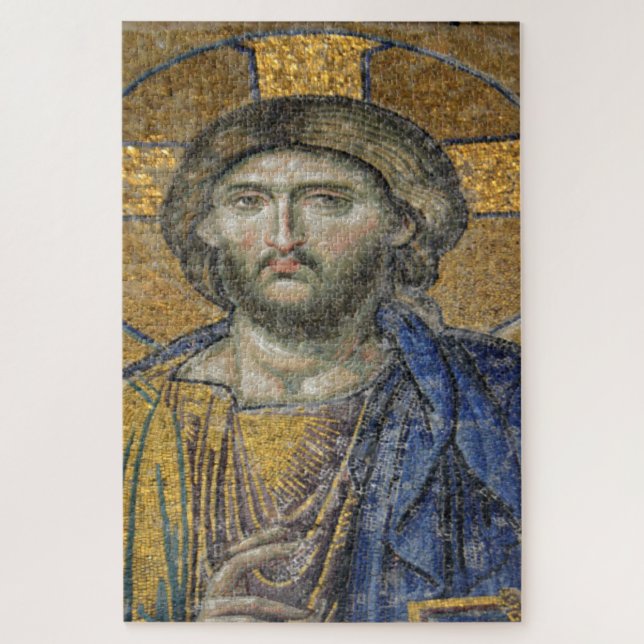 Puzzle Christ Pantocrator Mosiac Iconique Religieux Romai (Vertical)
