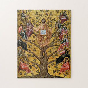 Puzzle Christ Vin Vrai Icône orthodoxe byzantine