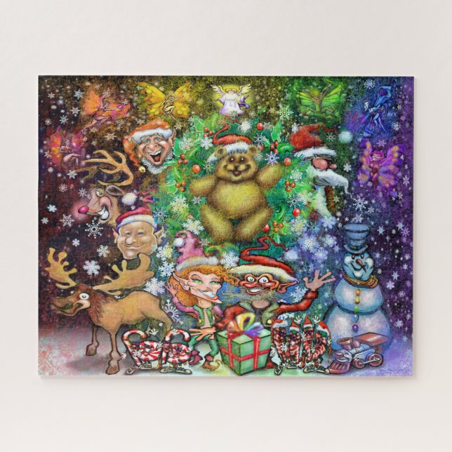 Puzzle Christmas Bear (Horizontal)
