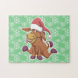 Puzzle Christmas Donkey
