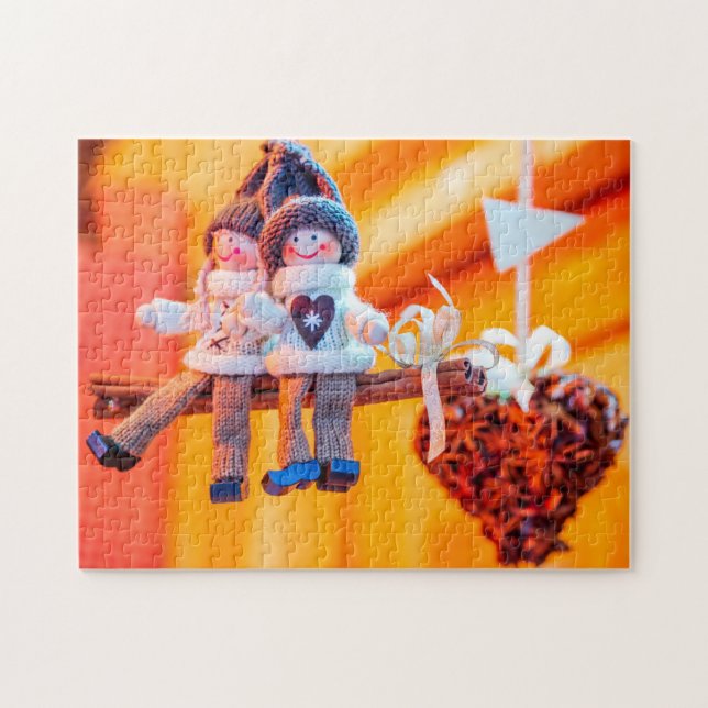 Puzzle Christmas ornament (Horizontal)