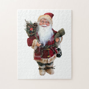 Puzzle Christmas ornament Santa Claus doll